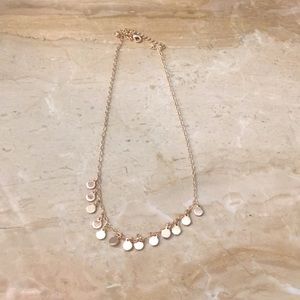 Rose gold necklace